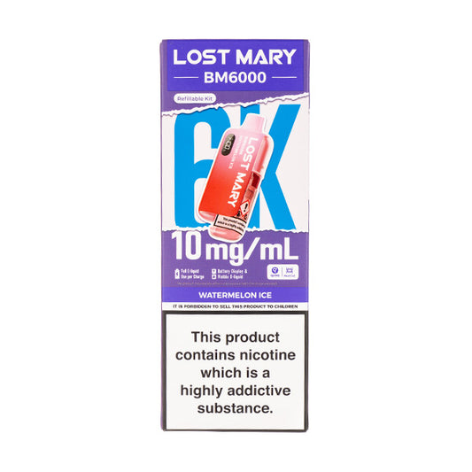 Lost Mary BM6000 Prefilled Pod Kit - 10mg- Watermelon Ice