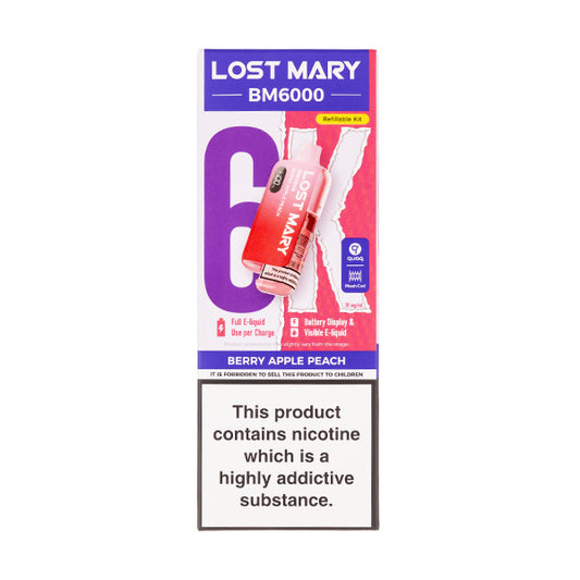 Lost Mary BM6000 Prefilled Pod Kit - Berry Apple Peach