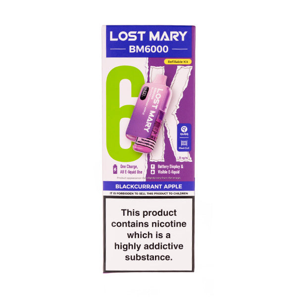 Lost Mary BM6000 Prefilled Pod Kit | 6000 Puff Vape Kit | 49 Flavours