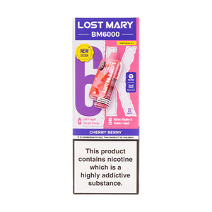 Lost Mary BM6000 Prefilled Pod Kit - Cherry Berry