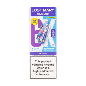 Lost Mary BM6000 Prefilled Pod Kit - Mr Blue