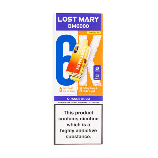 Lost Mary BM6000 Prefilled Pod Kit - Orange Bruu