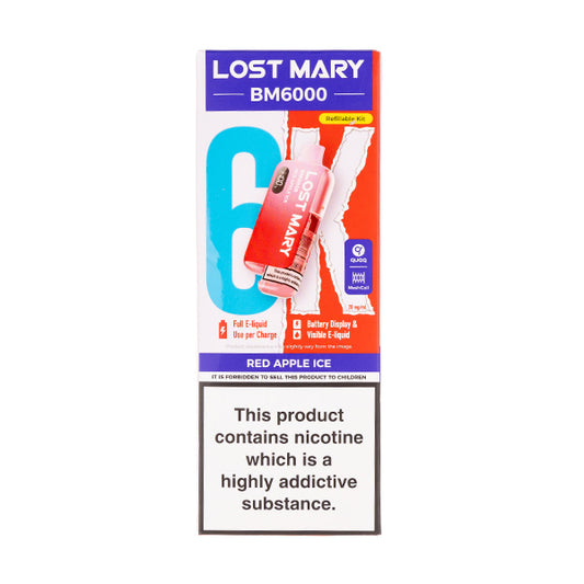 Lost Mary BM6000 Prefilled Pod Kit - Red Apple Ice