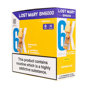 Lost Mary BM6000 Prefilled Pod + Refill [Box of 5]