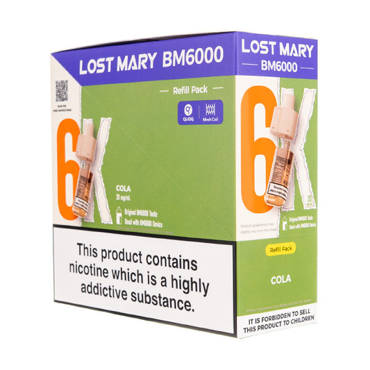 Lost Mary BM6000 Prefilled Pod + Refill [Box of 5] - Cola