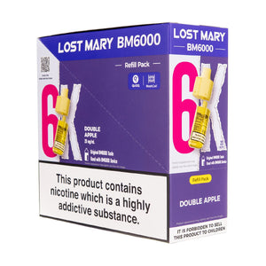Lost Mary BM6000 Prefilled Pod + Refill [Box of 5] - Double Apple