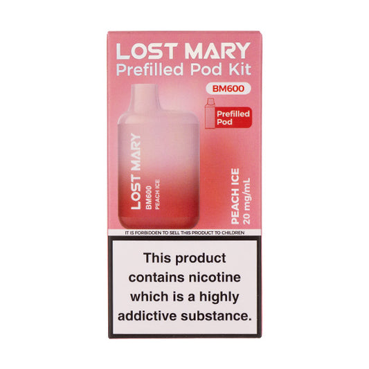 Lost Mary BM600 Prefilled Pod Kit | Rechargeable | 600 Puffs Lost Mary BM600 Prefilled Pod Kit | Rechargeable | 600 Puffs