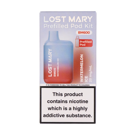 Lost Mary BM600 Prefilled Pod Kit | Rechargeable | 600 Puffs Lost Mary BM600 Prefilled Pod Kit | Rechargeable | 600 Puffs