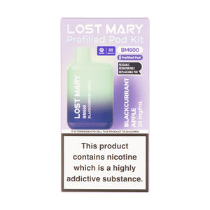 Lost Mary BM600 Prefilled Pod Kit - Blackcurrant Apple