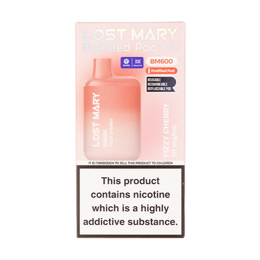 Lost Mary BM600 Prefilled Pod Kit - Fizzy Cherry
