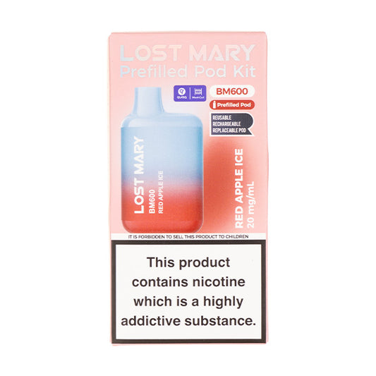 Lost Mary BM600 Prefilled Pod Kit - Red Apple Ice