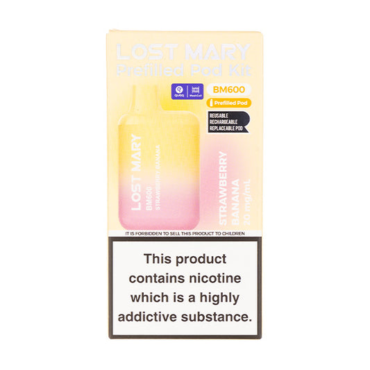 Lost Mary BM600 Prefilled Pod Kit - Strawberry Banana