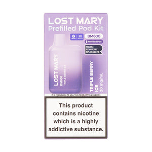 Lost Mary BM600 Prefilled Pod Kit - Triple Berry Ice