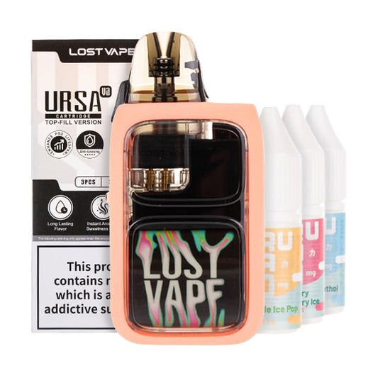 Lost Vape Ursa Epoch Pod Kit Bundle - Flame Ember