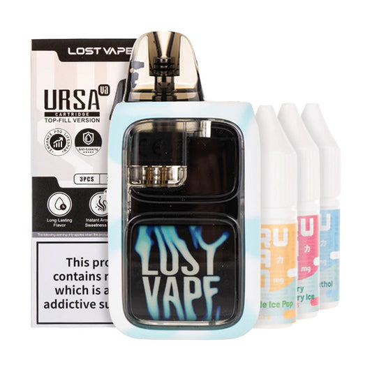 Lost Vape Ursa Epoch Pod Kit Bundle - Flame Ice