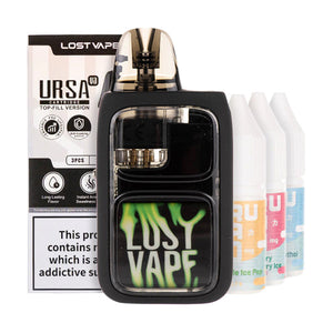 Lost Vape Ursa Epoch Pod Kit Bundle - Flame Neon