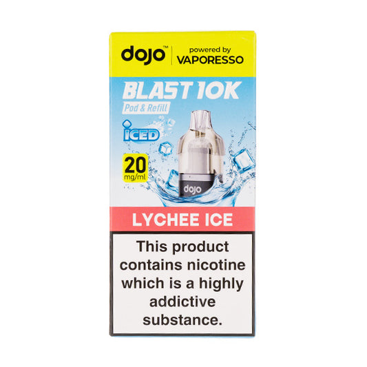 Lychee Ice Dojo Blast 10K Prefilled Pod + Refill by Vaporesso