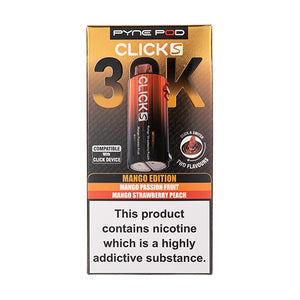 Mango Edition Click S 30K Prefilled Pods by Pyne Pod