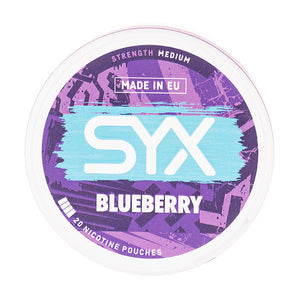 Blueberry Nicotine Pouches by SYX - Medium