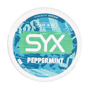 Peppermint Nicotine Pouches by SYX - Medium