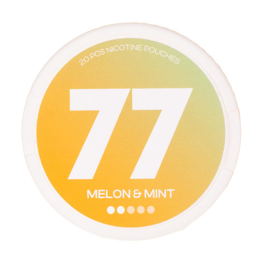Melon & Mint Nicotine Pouches by 77