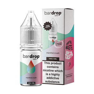 Menthol Crush Nic Salt E-liquid by Bar Drop