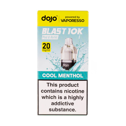 Cool Menthol Dojo Blast 10K Prefilled Pod + Refill by Vaporesso
