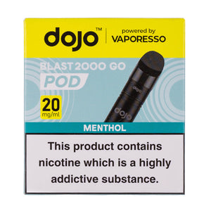 Menthol Dojo Blast 2000 Go Prefilled Pod + Refill by Vaporesso