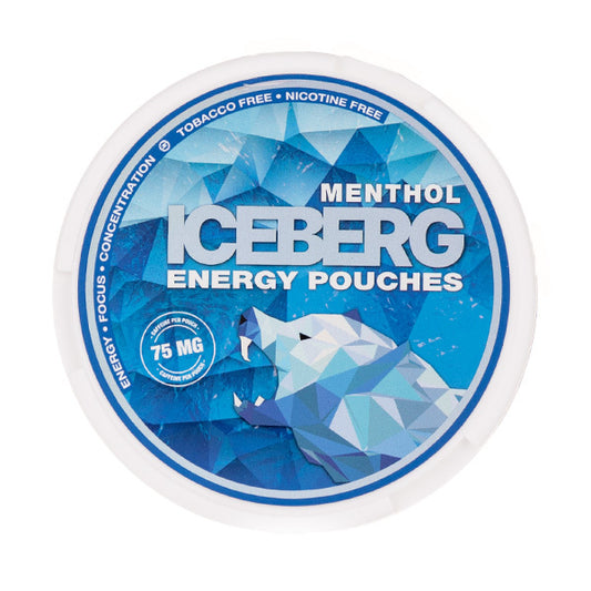 Menthol Energy Pouches by Iceberg in 75mg