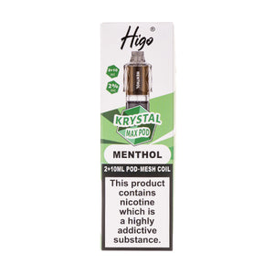 Menthol Krystal Max Prefilled Pod + Refill by Higo