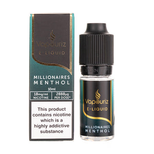 Millionaires Menthol E-Liquid by Vapouriz Premium - 18mg