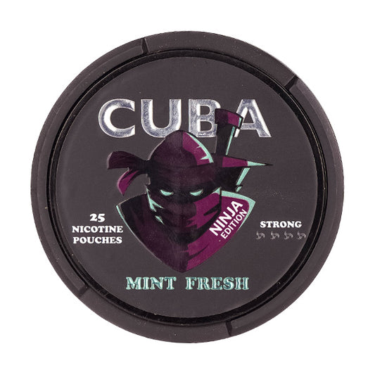 Mint Fresh Nicotine Pouches by Cuba Ninja