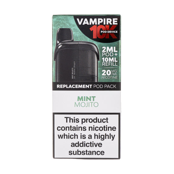 Mint Mojito 10K Prefilled Pod + Refill - Vampire Vape | Vape Superstore