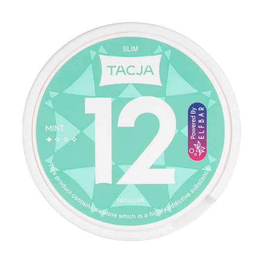 Mint Nicotine Pouches by Tacja 6m per pouch strength