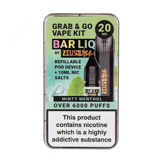 Zeus Juice Grab & Go Pod Kit - Minty Menthol 