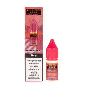 Mixed Berries Nic Salt E-Liquid by Elux Firerose 5000