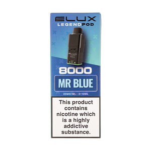Mr Blue Legend 8000 Prefilled Pod + Refill by Elux