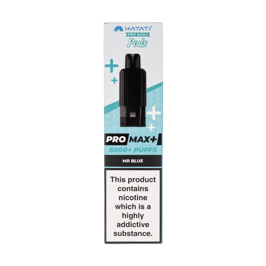 Hayati Pro Max Mr Blue Pod + Refill 20mg – Vape Superstore