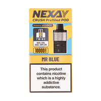 Mr Blue Crush 10K Prefilled Pod + Refill by Nexay