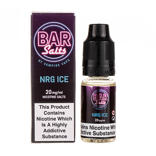 NRG Ice Nic Salt E-Liquid by Vampire Vape Bar Salts