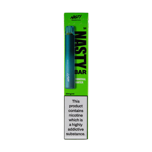 Nasty Juice Nasty Bar Disposable Vape in Mineral Water flavour
