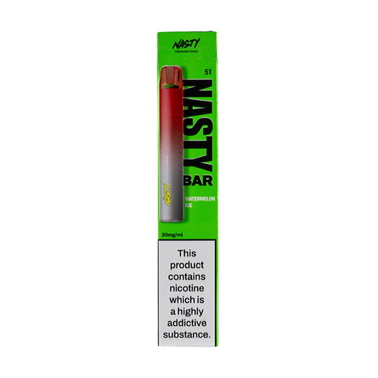 Nasty Juice Nasty Bar Disposable Vape in Watermelon Ice flavour