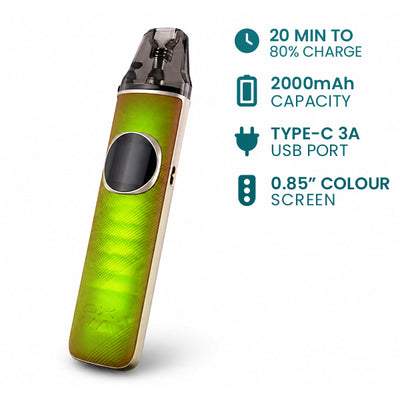 2000mAh Battery (80% in 20 Minutes)