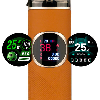 0.85-inch Colour Display with 10 Themes