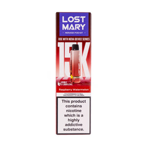 Raspberry Watermelon Nera 15k Prefilled Pod + Refill by Lost Mary
