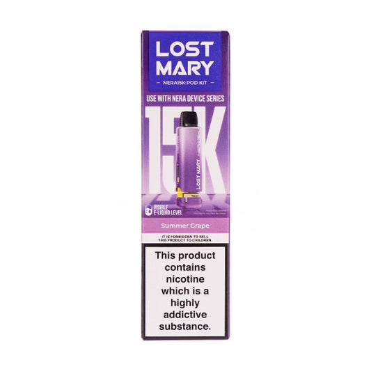 Summer Grape Nera 15k Prefilled Pod + Refill by Lost Mary