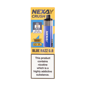 Nexay Crush 10K Prefilled Pod Kit - Blue Razz GB
