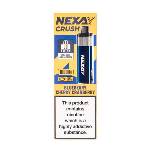Nexay Crush 10K Prefilled Pod Kit - Blueberry Cherry Cranberry