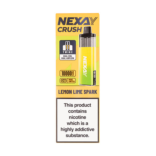 Nexay Crush 10K Prefilled Pod Kit - Lemon Lime Spark