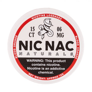 Blood Orange Nicotine Lozenges by Nic Nac Naturals - 6mg